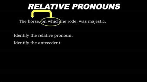 Relative Pronoun Latin