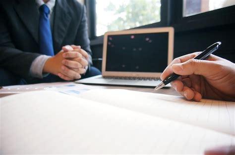 Premium Photo Close Up Of Business Colleagues Working In Office