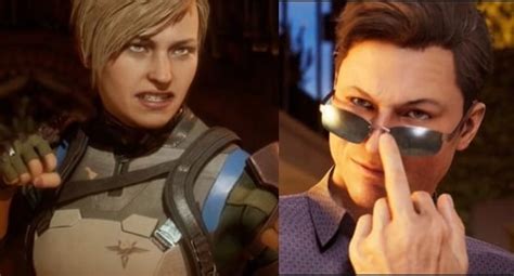 Intro Dialogues Johnny Cage And Cassie Cage In Mk1 New Timelines Rmortalkombatleaks