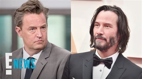 Matthew Perry Apologizes To Keanu Reeves After Memoir Diss E News