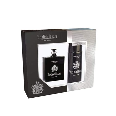 Yardley English Blazer Black Aftershave And Deodorant Set For Men Buy