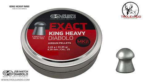 Jsb Diabolo Cal Mm Modelo Exact King Heavy Mkii C Pzs