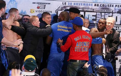 Tony Bellew vs Adonis Stevenson in heated weigh-in - Liverpool Echo