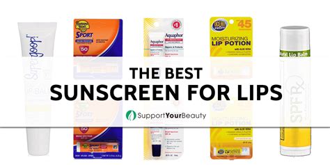 Best Sunscreen For Lips (Updated 2023)