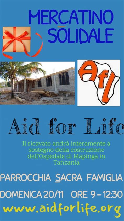 MERCATINO SOLIDALE Aid For Life