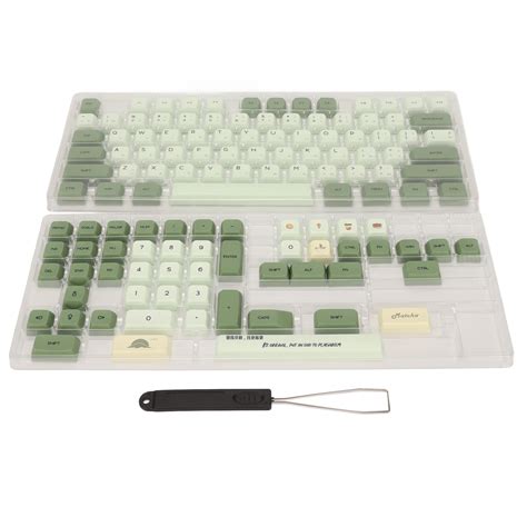 XDA Keycaps 125 PBT Key Cover Set Matcha Color 5 Sides Sublimation