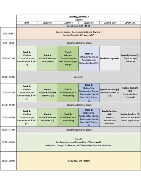 Program-at-a-Glance | IEEE CCNC 2018 | IEEE Consumer Communications ... 