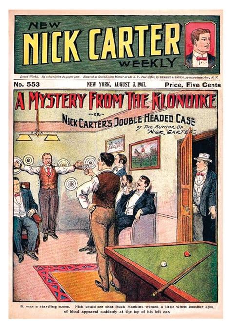 Nick Carter Weekly No 533 Vintage Detective Comic Cover Reproduction Print