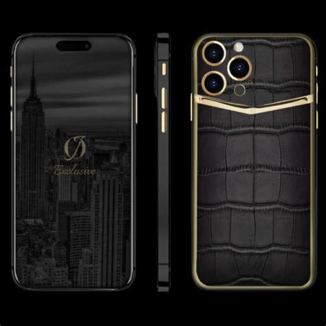 24k Gold Iphone 14 Pro Max Skull Edition