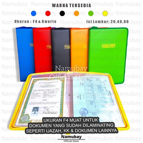 Jual DOKUMEN KEEPER ISI 20 40 60 LEMBAR DOKUMEN KEEPER RESLETING MAP