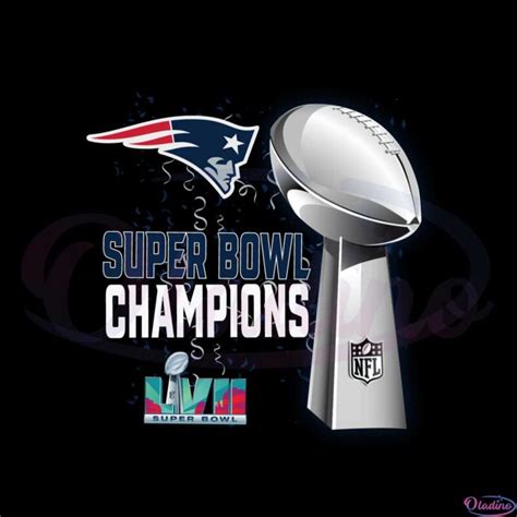 New England Patriots Super Bowl Lvii 2023 Champions Png