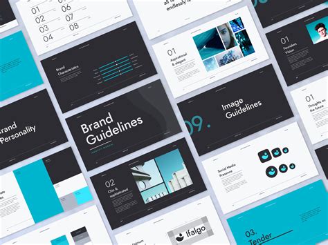 Minimal Brand Identity Guidelines Behance