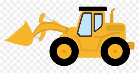 a yellow bulldozer clipart with no background, hd png downloads