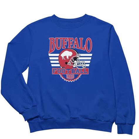 Vintage Throwback Buffalo Bills Sweatshirt Etsy