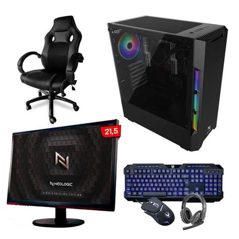 Pc Gamer Completo Neologic Nli83588 Amd Ryzen 5 5600g 16gb Radeon Vega