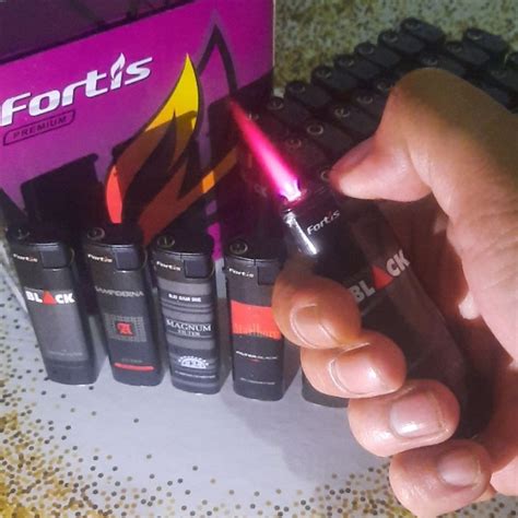 Jual Korek Api Bara Fortis Hitam Korek Gas Korek Magnet Pemantik