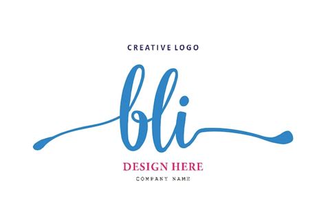 El Logotipo De Letras Bli Es Simple F Cil De Entender Y Autoritario