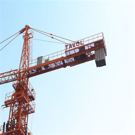 Tavol Brand Cheap Price Qtz T Tower Crane China