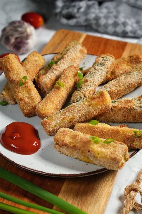 Zucchini Pommes Aus Dem Backofen Knuspriger Snack