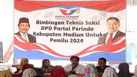 Pastikan Menang Pemilu 2024 Partai Perindo Gelar Bimtek Untuk Saksi Di