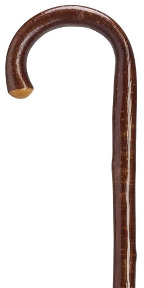 Hazel Wood Crook Handle Mens Walking Cane Exquisite Canes