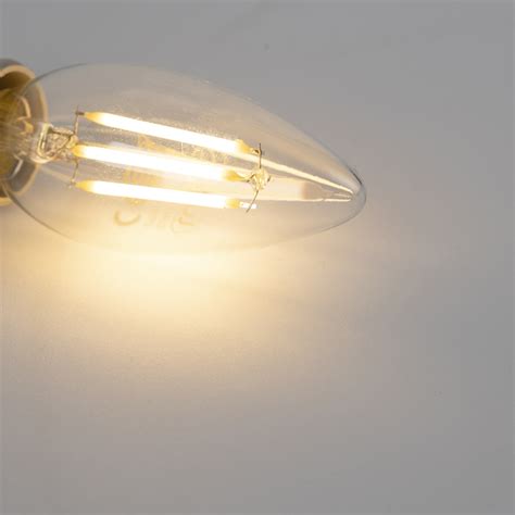 E14 Dimmbare LED Filament Kerzenlampe B35 3W 250 Lm 2700K