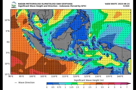 Bmkg Waspada Gelombang Tinggi Hingga 4 Meter Di Perairan Indonesia