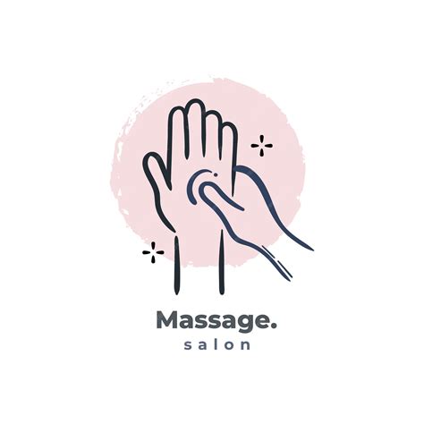 Salon De Massage Spa Icône Illustration Vectorielle De Doodle Logo