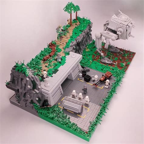 Imperial Bunker On Endor Lego Star Wars Lego Projects Lego Creations