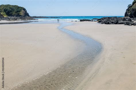 beach and sea at cape reinga - new zealand Stock Photo | Adobe Stock