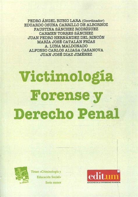 Victimolog A Forense Y Derecho Penal Ediciones T Cnicas Paraguayas