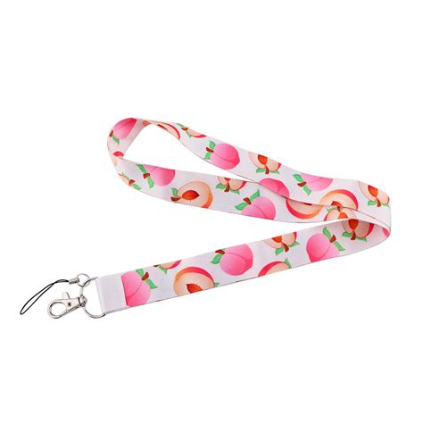 Db Perzik Leuke Fruit Neck Strap Lanyard Voor K Grandado