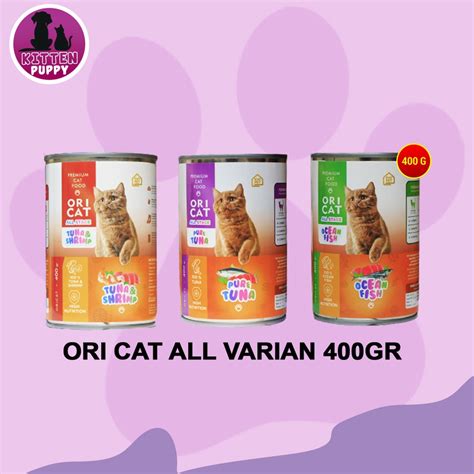 Jual Makanan Kucing Basah Ori Cat Kaleng Wet Food Gram Shopee