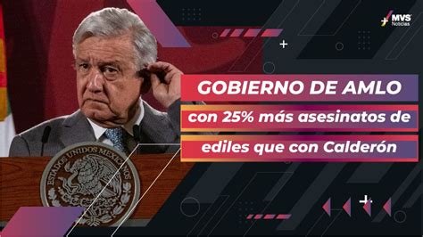 Asesinatos En Sexenio De Amlo Son Mayores Al De Calderón Mvs Noticias