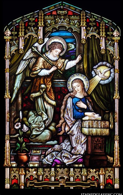 The Annunciation Of The Lord Religious Stained Glass Window