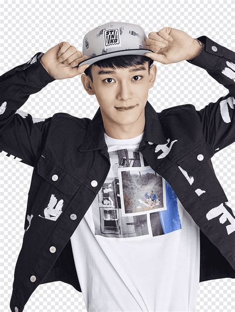 Exo Hombre Vestido Con Chaqueta Negra Y Gorra Gris Png Pngegg