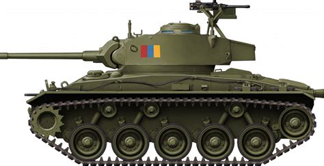 Carro Armato Leggero M24 M24 Chaffee In Italian Service Tank