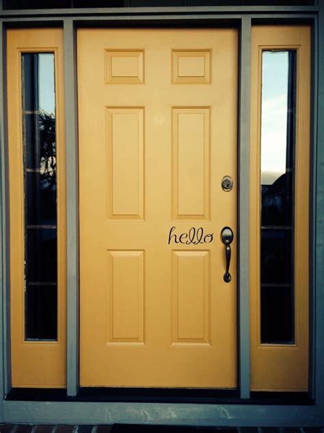 Yellow Front Door Hello Yellow Front Doors Yellow Doors Victorian