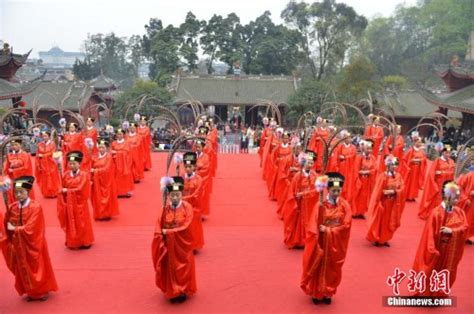 四川都江堰文庙举行春季祭孔大典教育中国台湾网