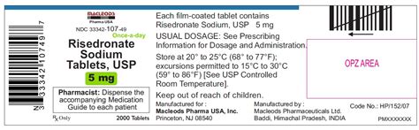 Risedronate Sodium Tab 35 Mg 4 Ea Uou Real Value Rx