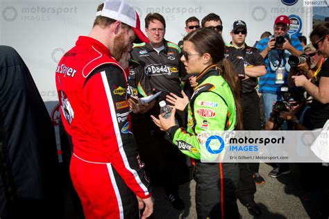 Pole Winner Danica Patrick JR Motorsports Chevrolet With Dale