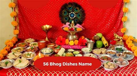 56 Bhog Dishes Name: Know the 56 different types of food offered to ...