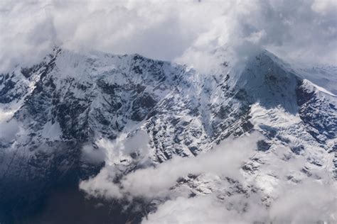 Banco de imagens panorama montanha neve inverno nuvem Visão