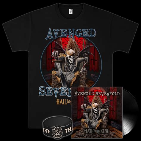 Avenged Sevenfold Hail To The King Vinyl Lp T Shirt Bundle