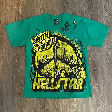 Hellstar Path To Paradise T Shirt Green