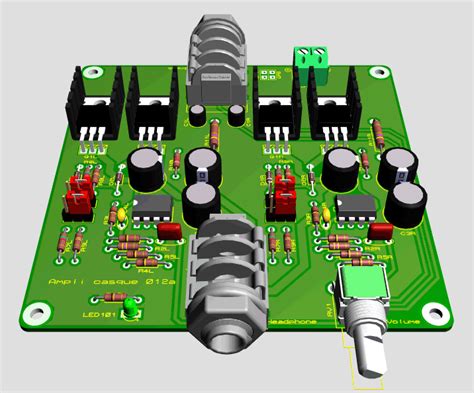 Electronique Realisations Ampli Casque