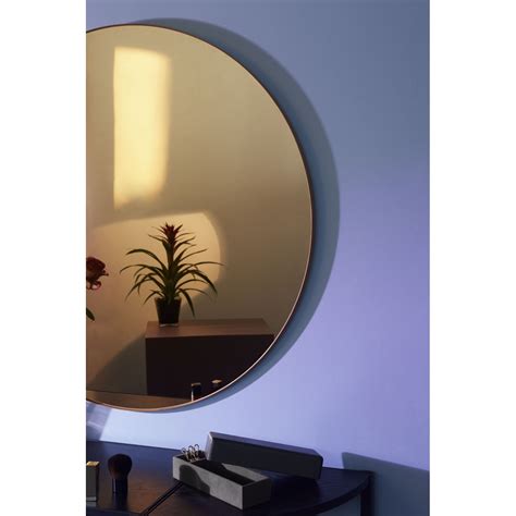 Miroir Mural Circum Teinté Ambre Small Rond Diam 70 cm AYTM