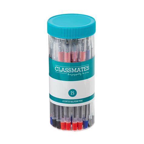 Classmates Ballpoint Pen Assorted Pack Of 25 Hope Education