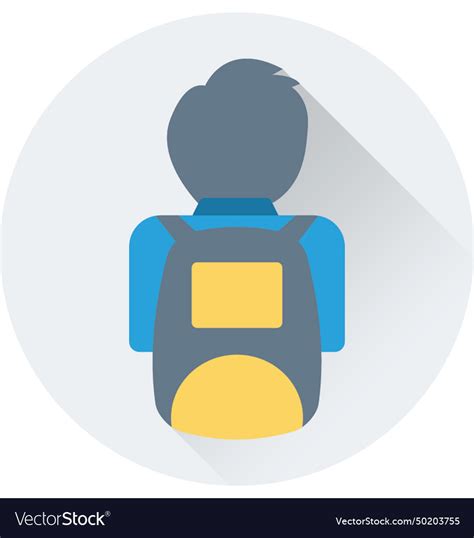 School Boy Icon Royalty Free Vector Image Vectorstock