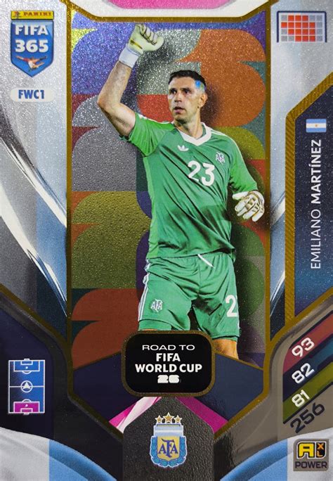PANINI FIFA 365 2026 ROAD TO FIFA WORLD CUP 26 FWC1 EMILIANO MARTÍNEZ ...